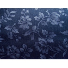 Rückseitenstoff Blumen blau Patchworkstoff Daybreak