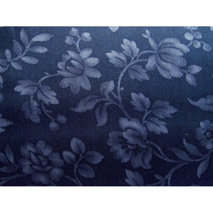 Rückseitenstoff Blumen blau Patchworkstoff Daybreak