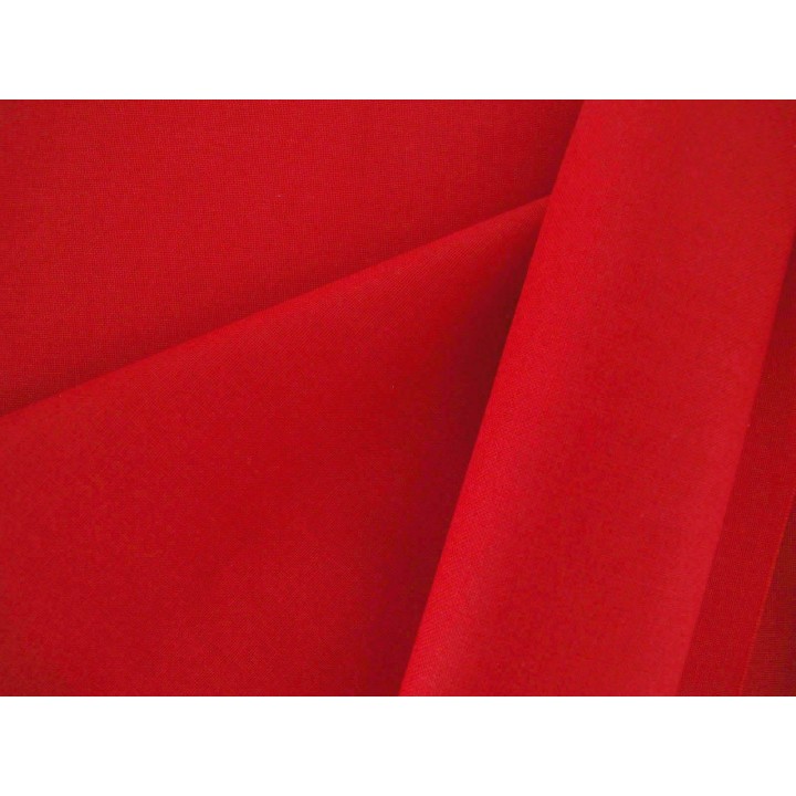 Patchworkstoff uni tomaten rot
