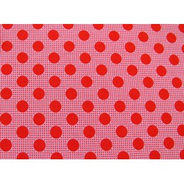 Tilda Stoffe Medium Dots rot Punktestoff
