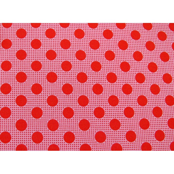 Tilda Stoffe Medium Dots rot Punktestoff