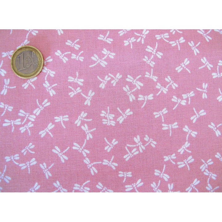 Westfalenstoff Libellen rose Kyoto Baumwollstoff