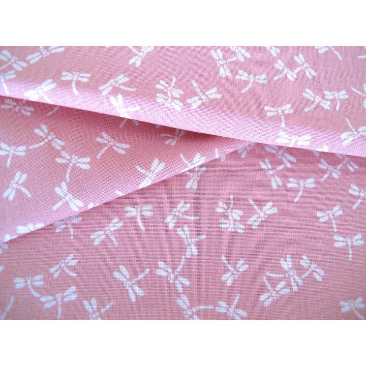 Westfalenstoff Libellen rose Kyoto Baumwollstoff