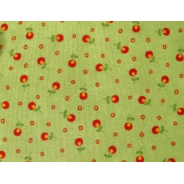 Designerstoff grün Block Party Patchworkstoff