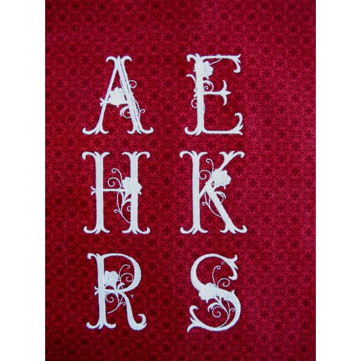 Nähpaket Shopper braun apricot mit Monogramm