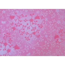 Baumwollstoff Streublümchenstoff rosa