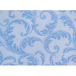 Patchworkstoff Rankenstoff hellblau French Scroll