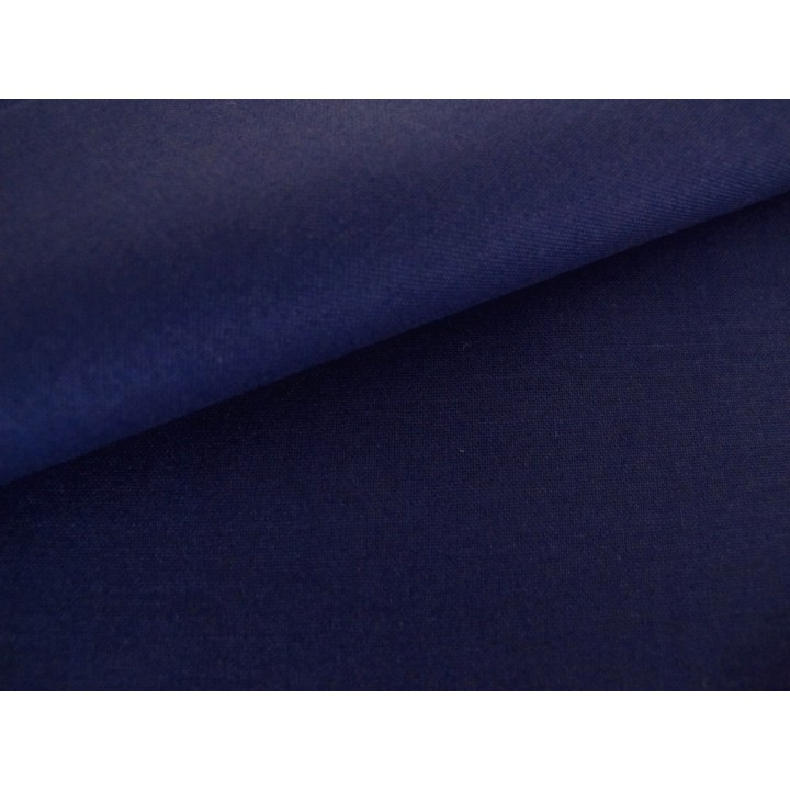 Patchworkstoff dunkel blau uni