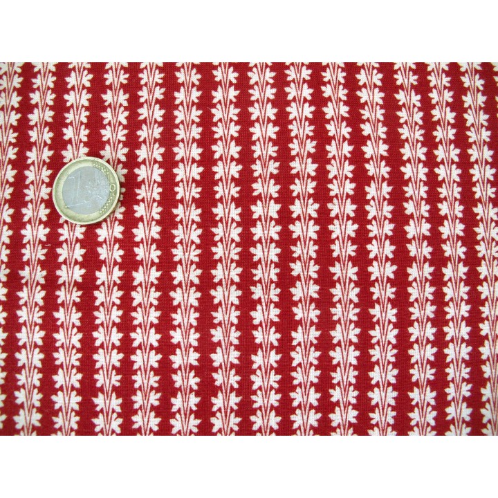 Quiltstoff rot Boston Commons Patchworkstoff