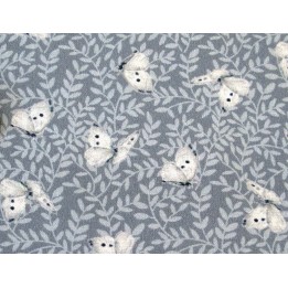 Patchworkstoff Schmetterlinge Magic Tones grau