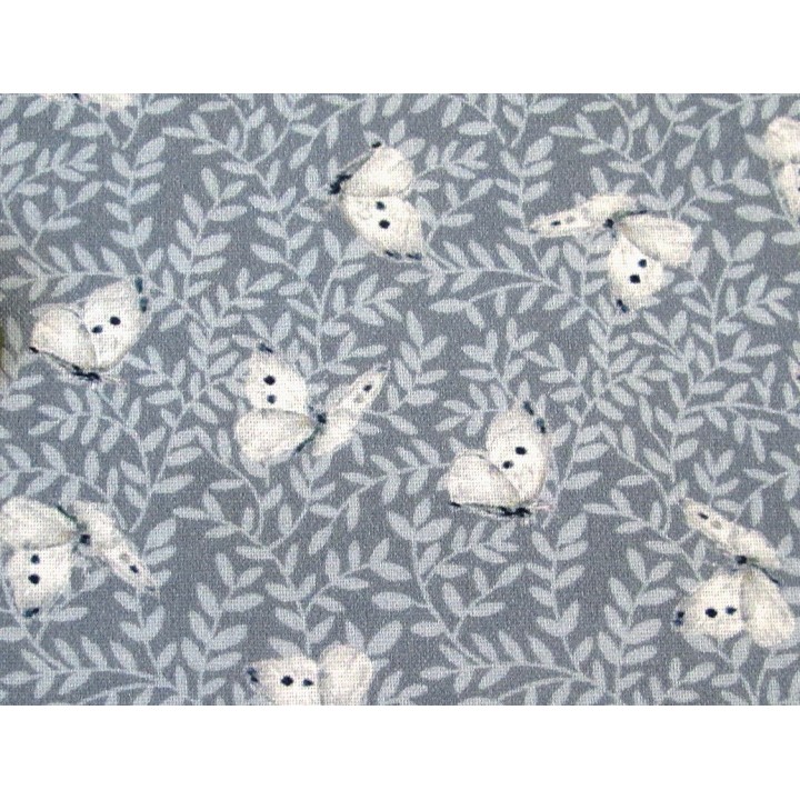Patchworkstoff Schmetterlinge Magic Tones grau