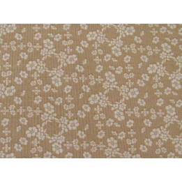 Blumenstoff French Armoire ocker Patchworkstoff