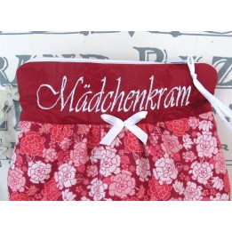 Kosmetiktasche  rot rosa
