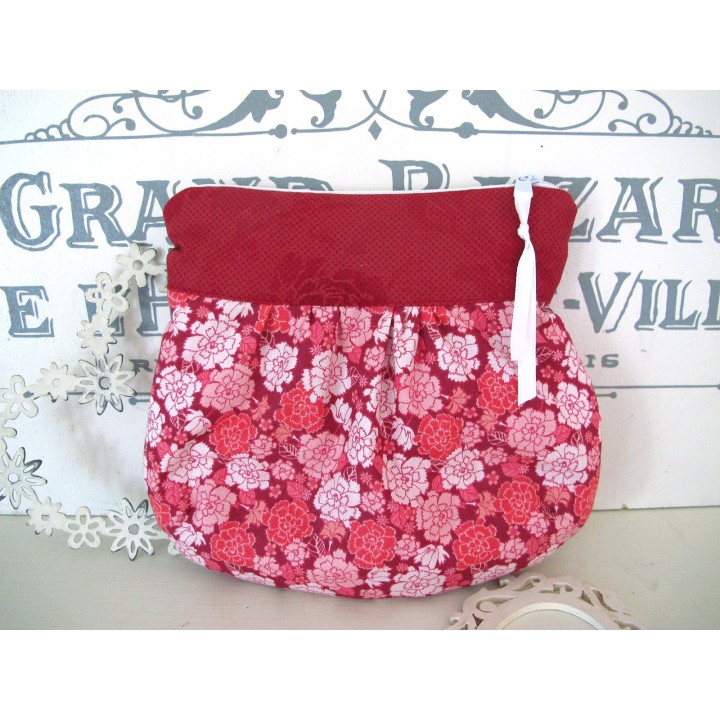 Kosmetiktasche  rot rosa