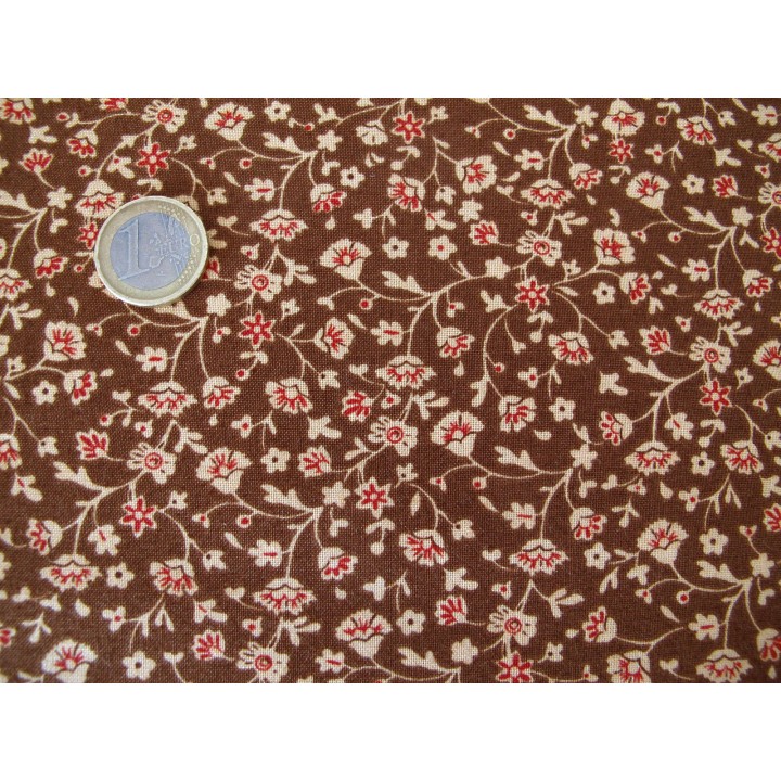 Patchworkstoff Blumen Ranken Susannas Scraps Quiltstoff