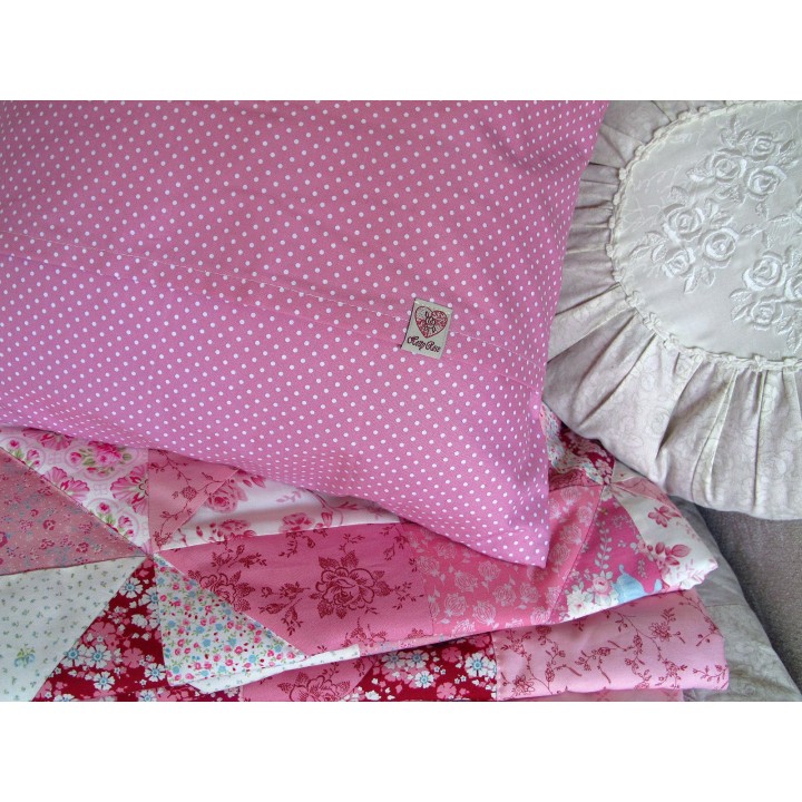 Kissen rot beige