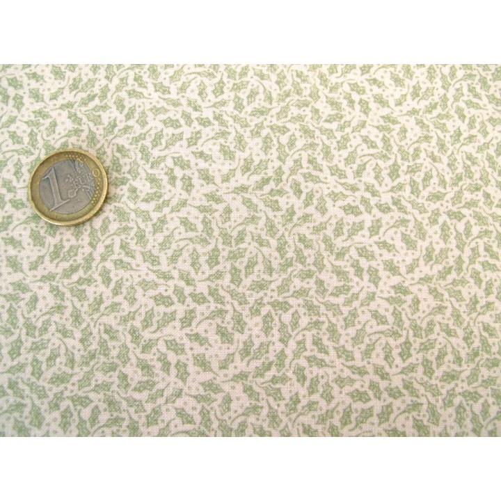 Weihnachtsstoffe Patchwork All for Christmas grün
