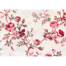 Stoff Rosen rosa
