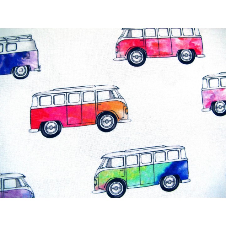 Patchworkstoff Magic Bus Quiltstoff