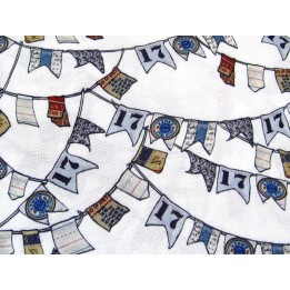 Quiltstoff Wimpel Set Sail Patchworkstoff