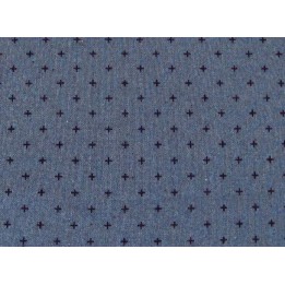 Quiltstoff Add It Up blau Patchworkstoff