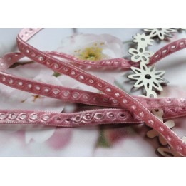 Samtband rosa