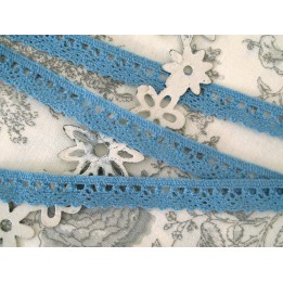 Häkelborte blau türkis