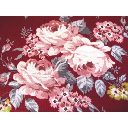 Rosenstoff Exquisite rot Quiltstoff