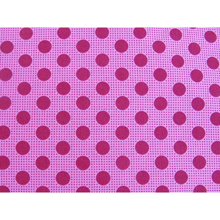Tilda Stoffe pink Medium Dots Punktestoff