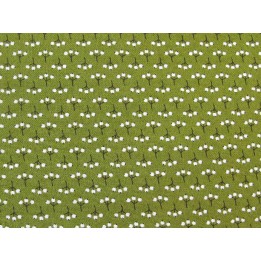 Patchworkstoff Beeren grün Red Barn Christmas
