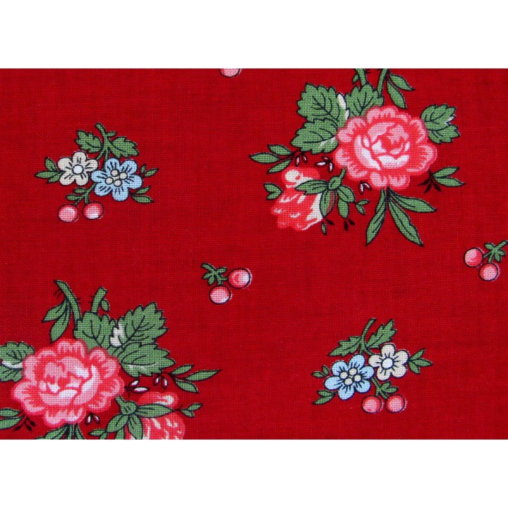 Rosenstoff Patchworkstoff I Believe In Angels