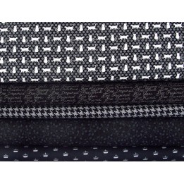 Stoffpaket schwarz grau
