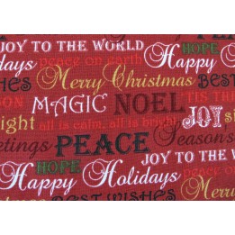 Weihnachtsstoff Patchwork Merry Christmas