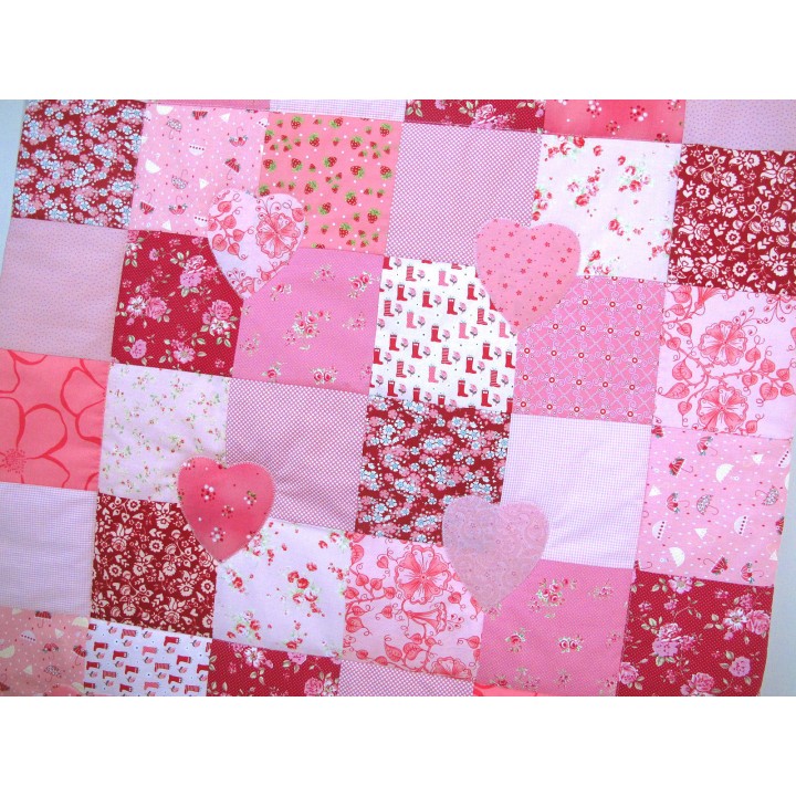 Krabbeldecke Babydecke mit Namen rosa