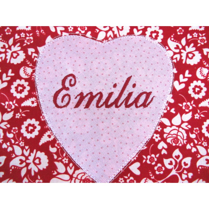 Krabbeldecke Babydecke mit Namen rosa