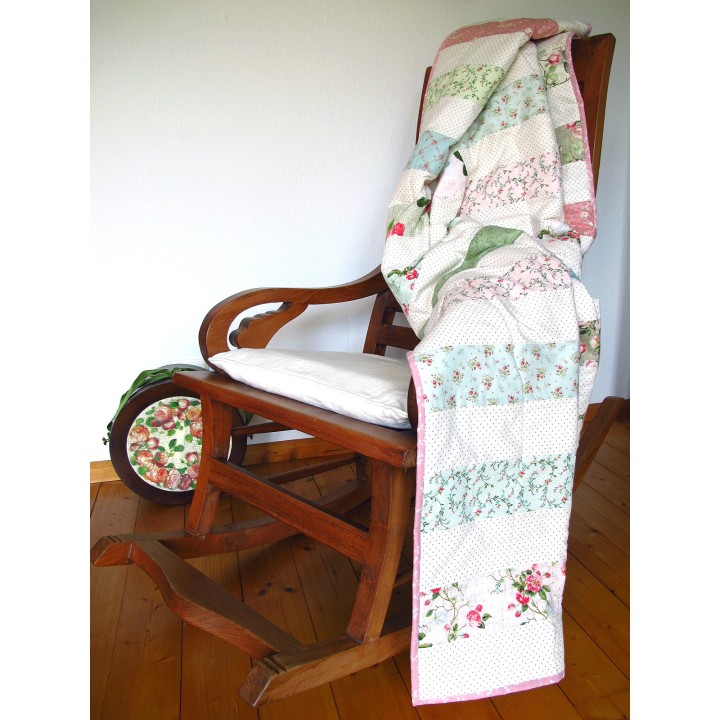 Quilt Patchworkdecke romantisch