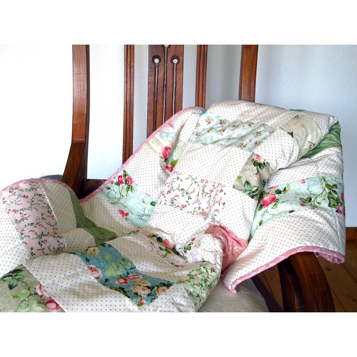 Quilt Patchworkdecke romantisch
