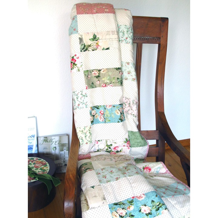 Quilt Patchworkdecke romantisch