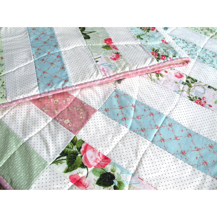 Quilt Patchworkdecke romantisch
