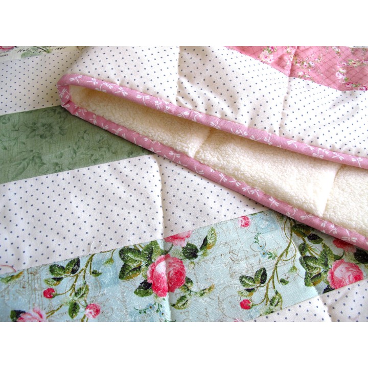 Quilt Patchworkdecke romantisch