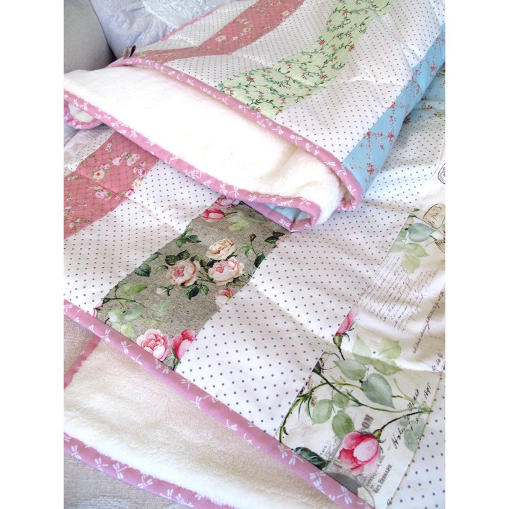 Quilt Patchworkdecke romantisch
