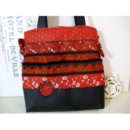 Shopper City Bag rot braun