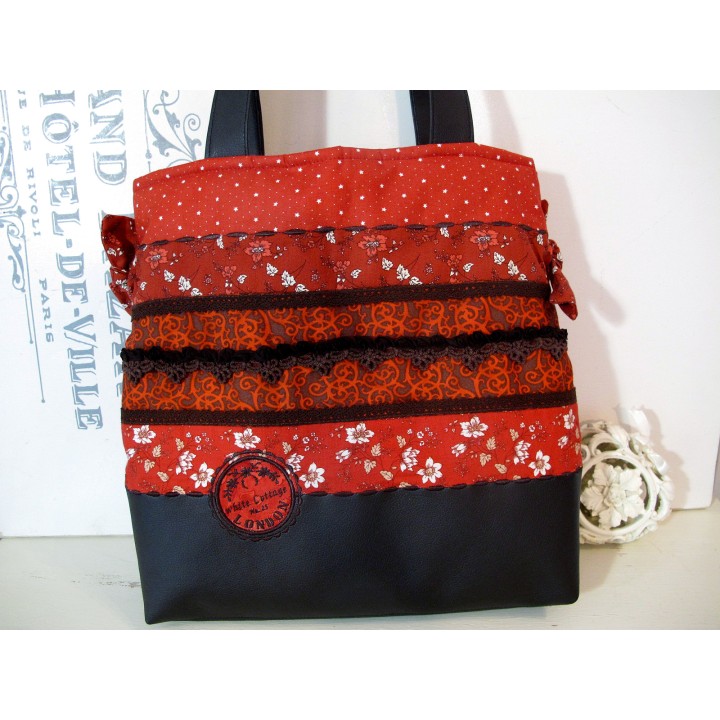 Shopper City Bag rot braun
