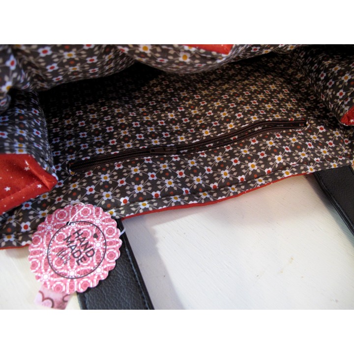 Shopper City Bag rot braun