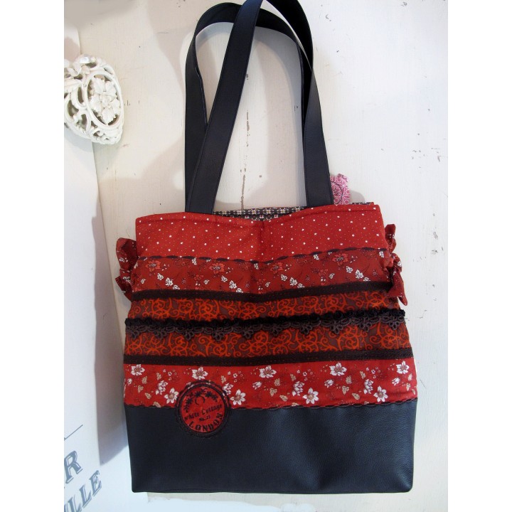 Shopper City Bag rot braun
