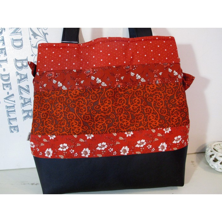 Shopper City Bag rot braun