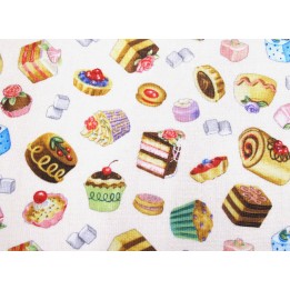 Patchworkstoff Petit Fours Fancy Tea Quiltstoff