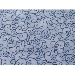 Patchworkstoff Ranken blau Winter Flurries