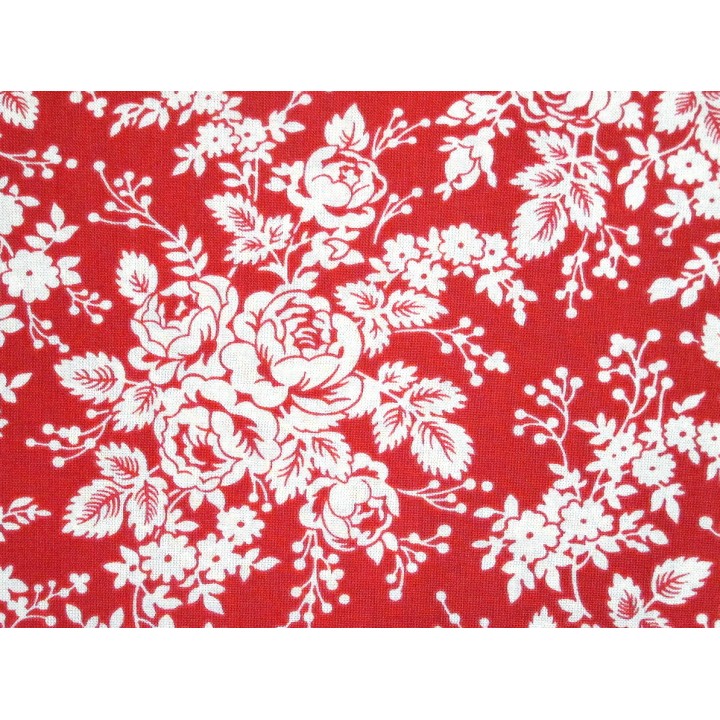 Rosenstoff Patchworkstoff The Flower Farm