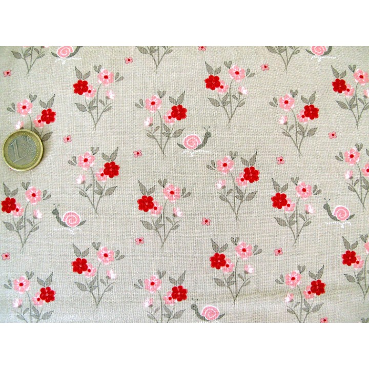 Blumenstoff The Flower Farm Quiltstoff